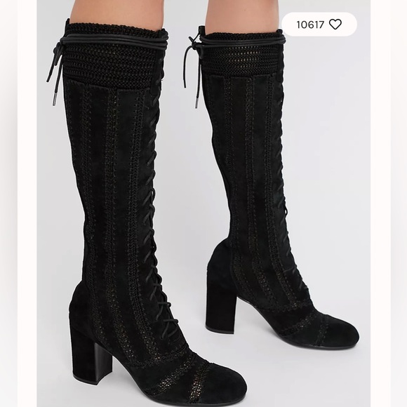 Free People x Silent D Blaire Lace-Up Boots US 8 - Picture 2 of 9
